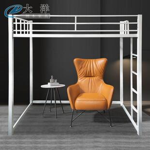 高架床上层下空小户型铁艺阁楼上铺床高低床上床下空组合床上下床