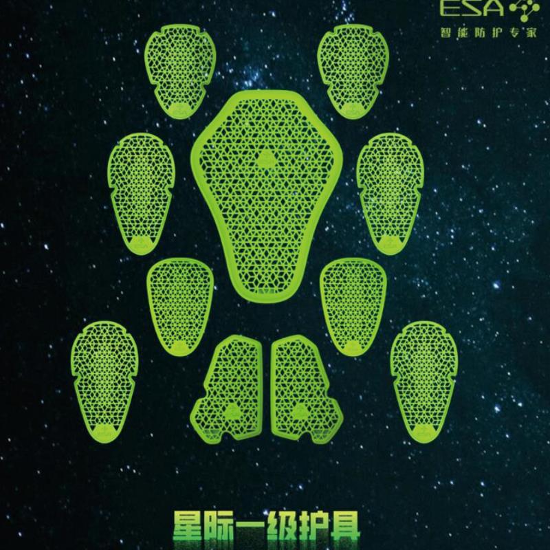 ESA摩托车骑行内置护具护背护肘护膝男款女款四季防摔透气耐磨