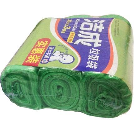 洁成垃圾袋厨房家务清洁加厚45*60*30祇*3卷5组450祇