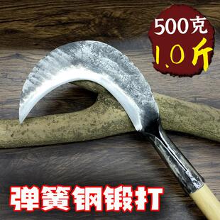 砍柴刀户外柴刀手工锻打锰钢砍树刀劈柴刀丛林开路刀家用户外镰刀