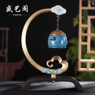 纯铜吊式香炉薰香家用室内蓝牙祥云音乐悬挂檀香沉香中式创意摆件