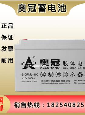 奥冠胶体蓄电池6-GFM12V100AH12V65AH12V150AH12V200AH7AH 120AH