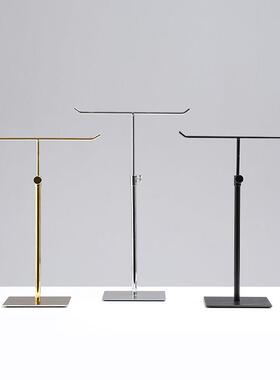 饰品展示架子丝巾围巾项链收纳陈列道具珠宝首饰戒指配饰T型架