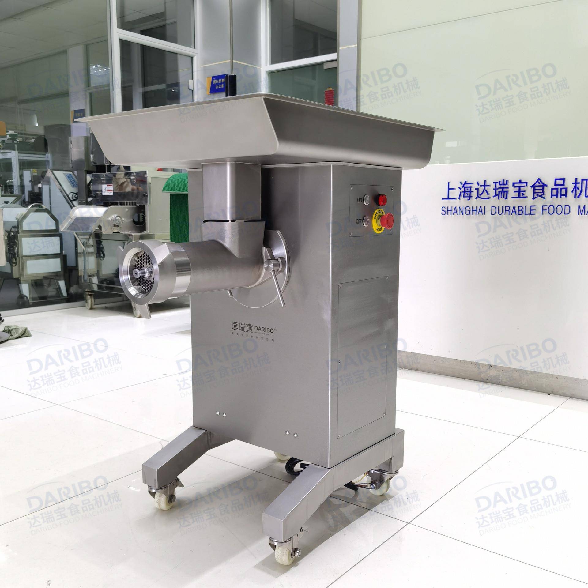 l减速电机式绞肉机 大产量五花肉绞碎机 香菇大蒜绞碎机碎泥机