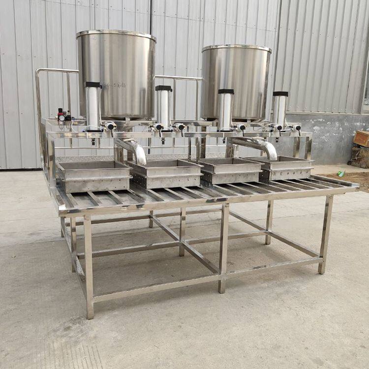 全自动豆腐机器整套实拍 商用豆腐机浆渣分离 厂家现场培训技术