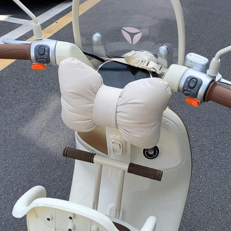 【遛娃神器】电动车防撞头保护垫蝴蝶结儿童婴儿座椅前置防水软包