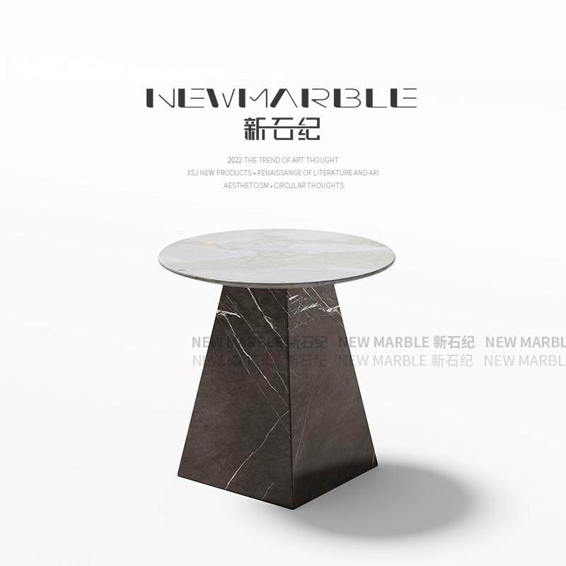New Marble 新石纪意式天然大理石边几小圆形角几圆几小户型边桌,住宅家具,角几/边几,淘宝优惠券,粉丝福利购,淘宝优惠卷