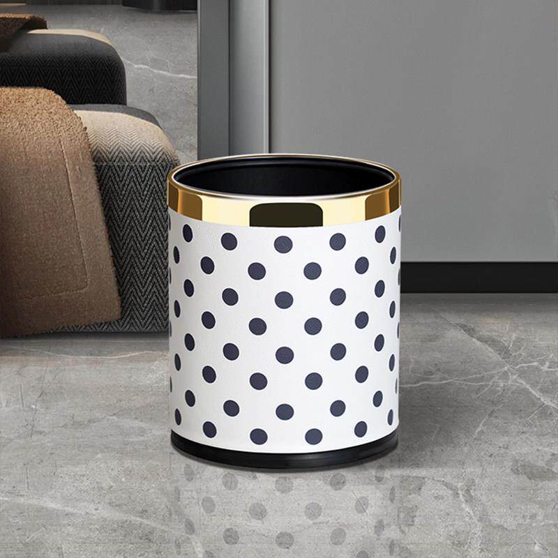 坤福垃圾桶家用2025新款客厅可爱少女高档卧室创意简约轻奢北欧风