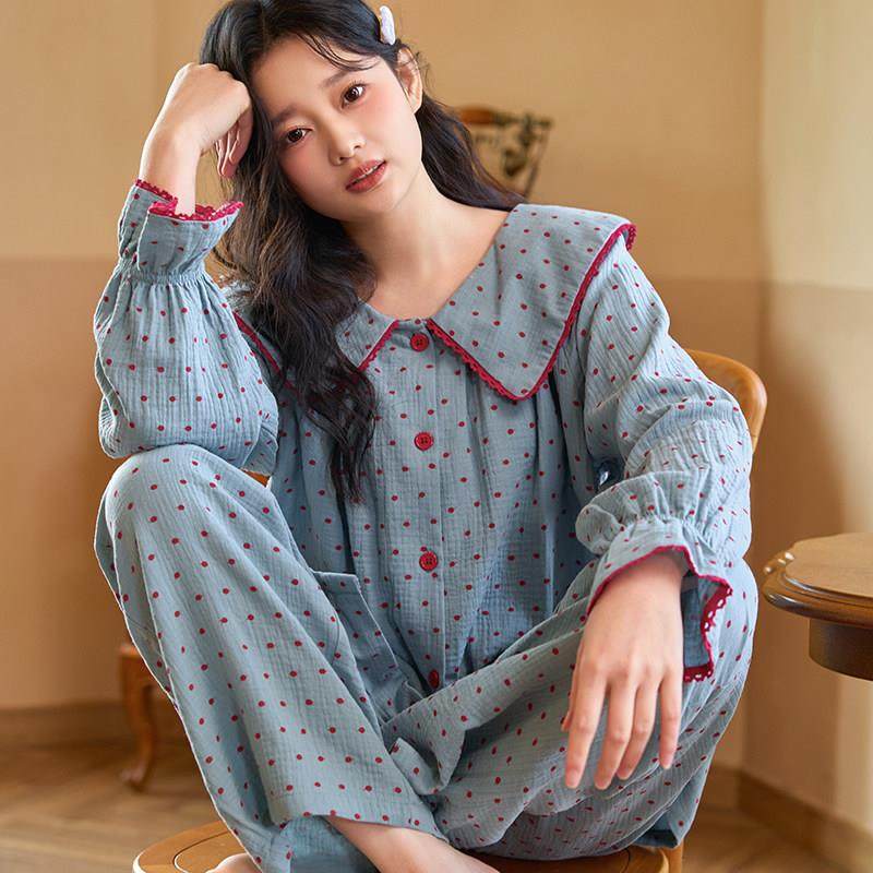 珈莹艾月子服夏薄款纯棉产后纱布哺乳哺乳家居服春秋透气孕妇睡衣,孕妇装/孕产妇用品/营养,家居服套装,淘宝优惠券,粉丝福利购,淘宝优惠卷