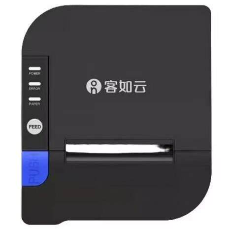 客如云80热敏打印机收银后厨房出单USB前台58小票据自动切纸餐饮