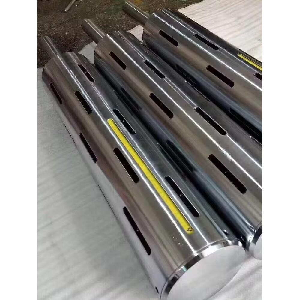 厂家直销茶色硬氧铝导辊 无动力铝合金导辊 印刷机械配件质量可靠