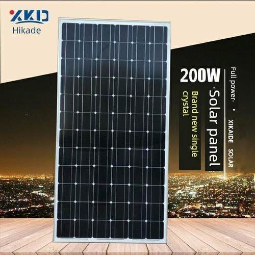 200w单晶太阳能板足功率A级全新电池板冲12v24v蓄电池