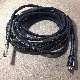 家用高压洗车机水管220V清洗机洗车器配件专用防爆耐磨包布钢丝管