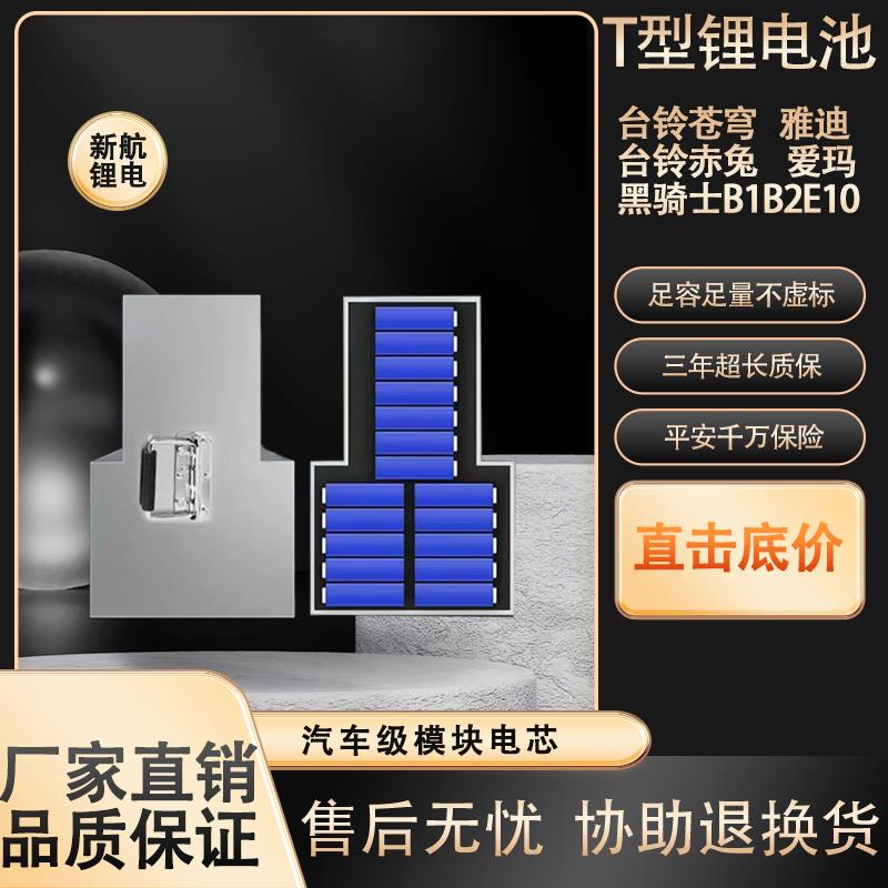 两轮T型锂电池48V60V72V苍穹封神绝影白鲨脚踏改装大容量凸型宁德