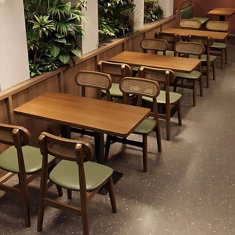 主题饭厅靠墙卡座沙发西餐厅自助饭厅火锅店餐饮店桌椅组合