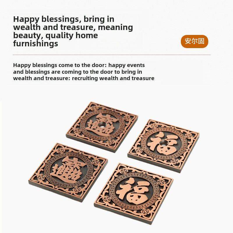 门洞堵孔器 猫眼堵孔器 木门补孔防盗门指纹锁堵孔器双螺丝防拆型