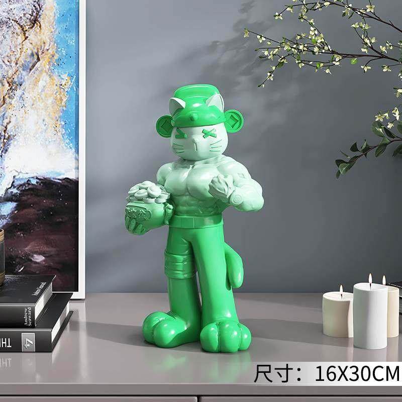 轻奢招财猫落地摆件创意客厅沙发雕塑装饰品店铺开业礼物乔迁礼品,家居饰品,落地摆件,淘宝优惠券,粉丝福利购,淘宝优惠卷