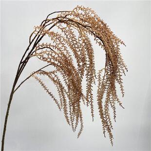 仿真柳叶藤条植物塑料叶子柳枝遮挡吊顶柳条柳树叶绿植装饰垂柳挂