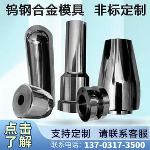 YG8钨钢拉伸模具钨钢冲头硬质合金模具加工耐磨钻套缩管束口模具