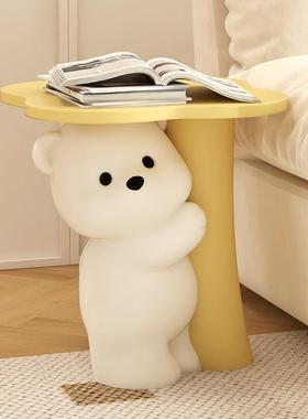 小熊茶几客厅摆件落地存钱罐沙发边几床头柜可爱家具装饰乔迁礼物