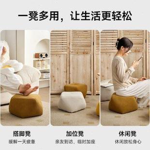 厂家沙发凳八角凳家用软包凳客厅坐墩茶几沙发凳创意坐凳入户换鞋