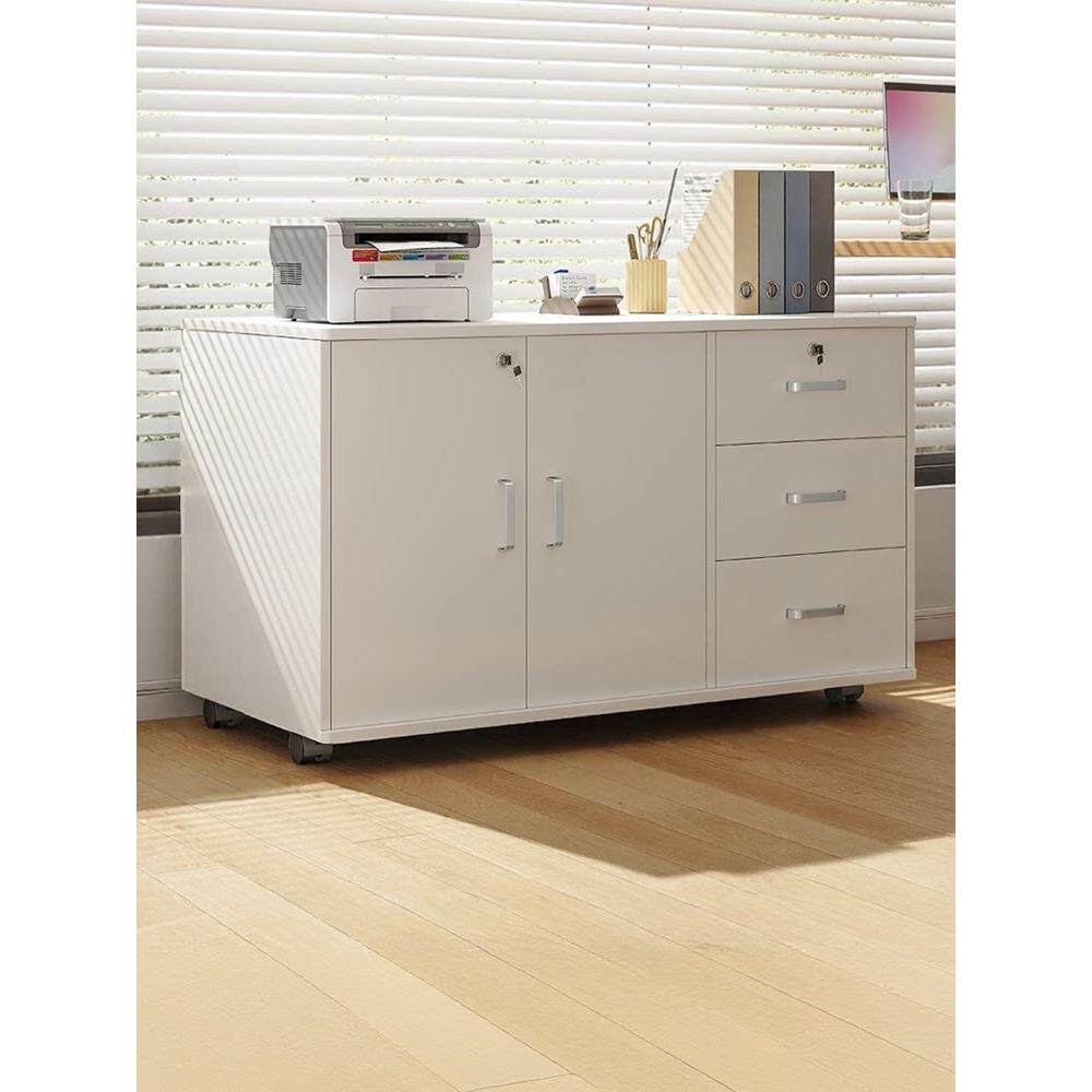 办公室低柜，桌子下的存储柜，桌子侧柜，桌子侧柜，移动抽屉柜，