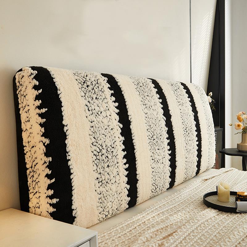 新款床头套罩全包皮床软包保护套弧形木床头防尘罩遮丑神器靠背罩