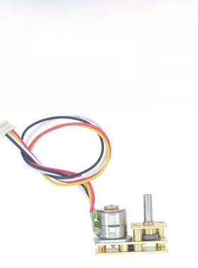 1024-10by无刷步进翻转减速电机2相4线全金属齿轮5V12V微型电机