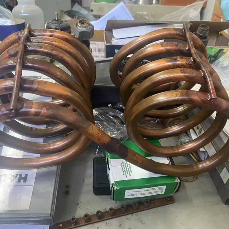 齿轮箱冷却铜管散热器螺旋双排盘管铜管液体冷却油散热铜管14*1.5