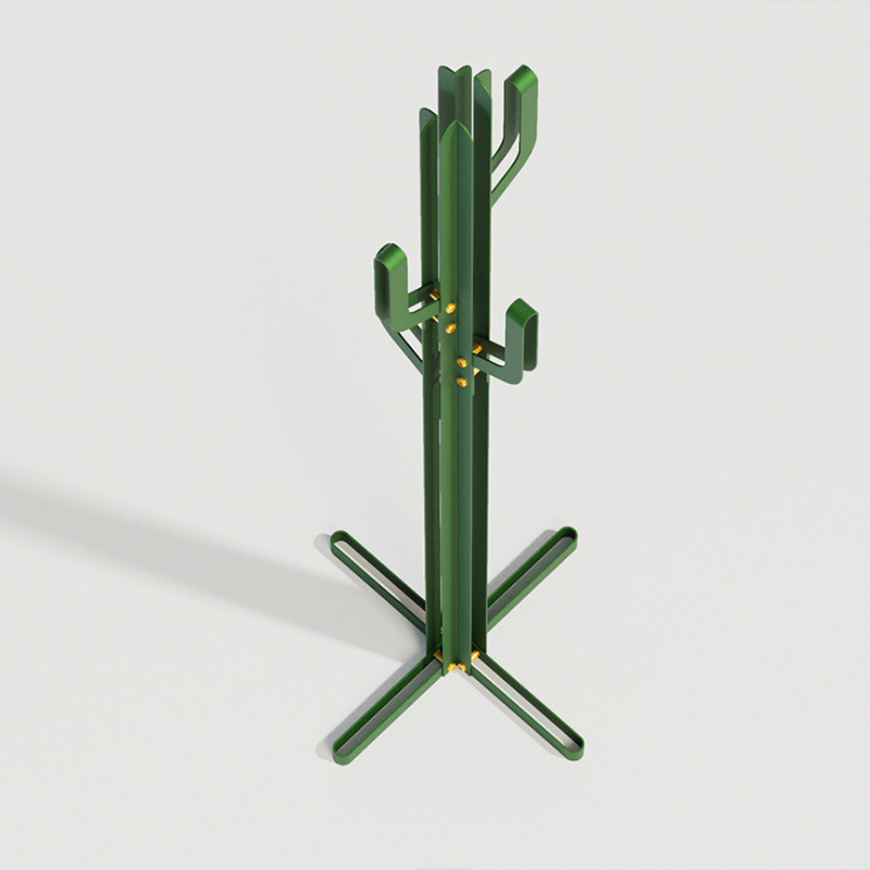 极简创意落地衣帽架客厅设计师铁艺金属仙人掌ins现代个性挂衣架
