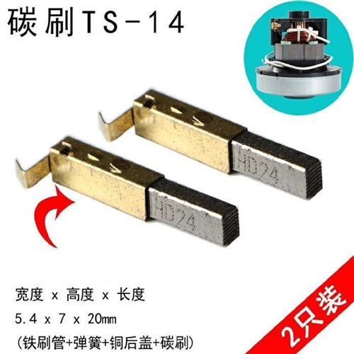 TS-14吸尘器电机碳刷V1Z-S24-L  EB2401-AL 1200w 5.4x7x20mm