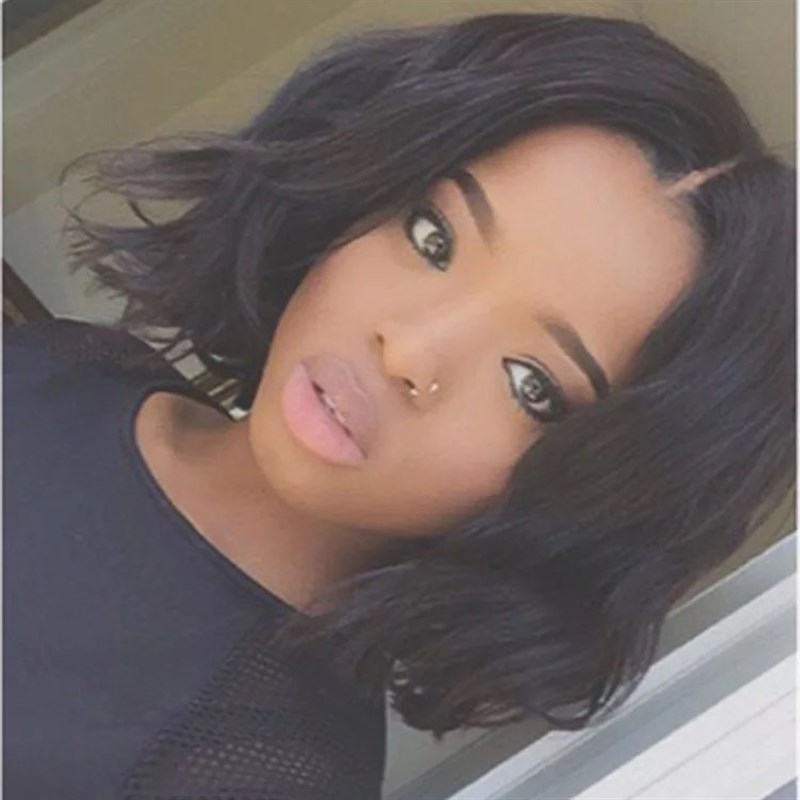 human hair wigs lace front for girl Frontal Wig With Baby //