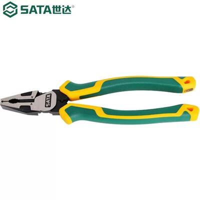 SATA工具工业级省力型钢丝钳老虎钳一钳多用70323D工业级