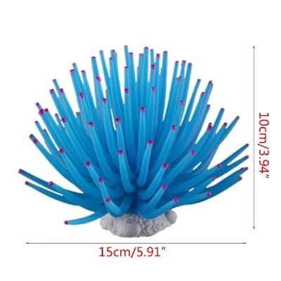 Aquarium Artificial Silicone Sea Anemone Sea Plant