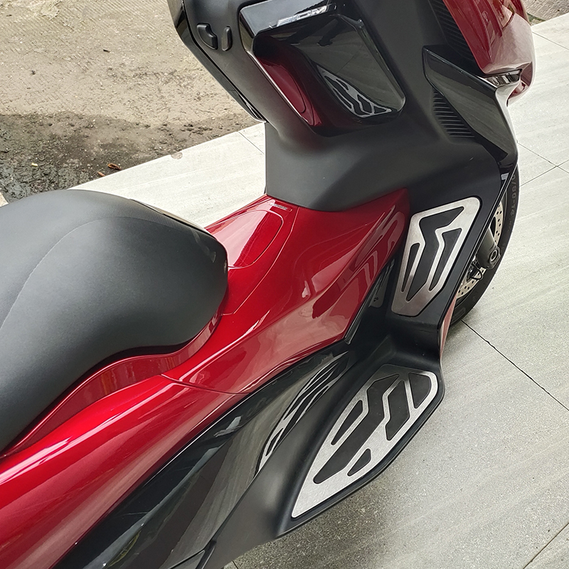 升仕ZT310-M踏板摩托车脚踏板不锈钢脚垫踏板垫ZT310M改装脚垫踏