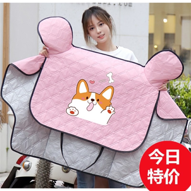 夏季小型电动车防晒挡风被防水薄款迷你折叠代驾滑板自行车遮阳罩