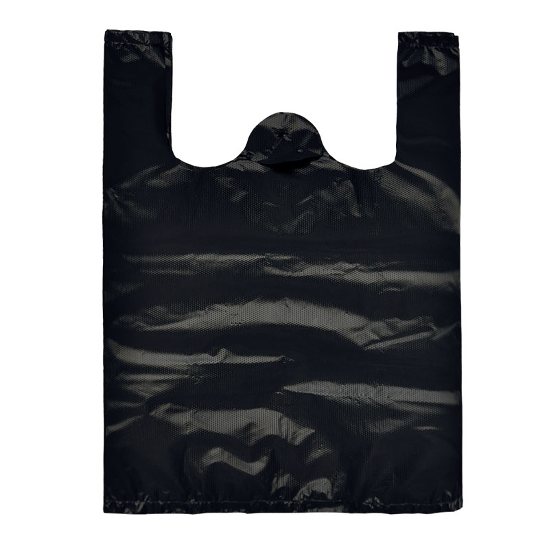 装整条烟的黑色塑料袋加厚红色细长背心袋超市烟酒商店商用袋子