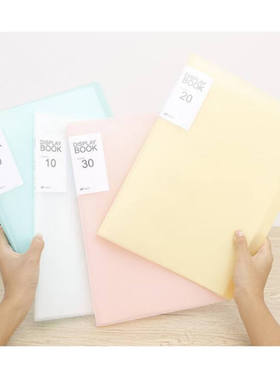 PC A Display Book Page Transparent Insert Folder Documen