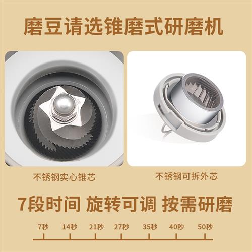 君焙JG501电动磨豆机咖啡豆研磨机家用小型磨豆器手冲意式磨粉器