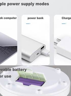 charging electric fan 7 Leaves Energy saving Desk fans