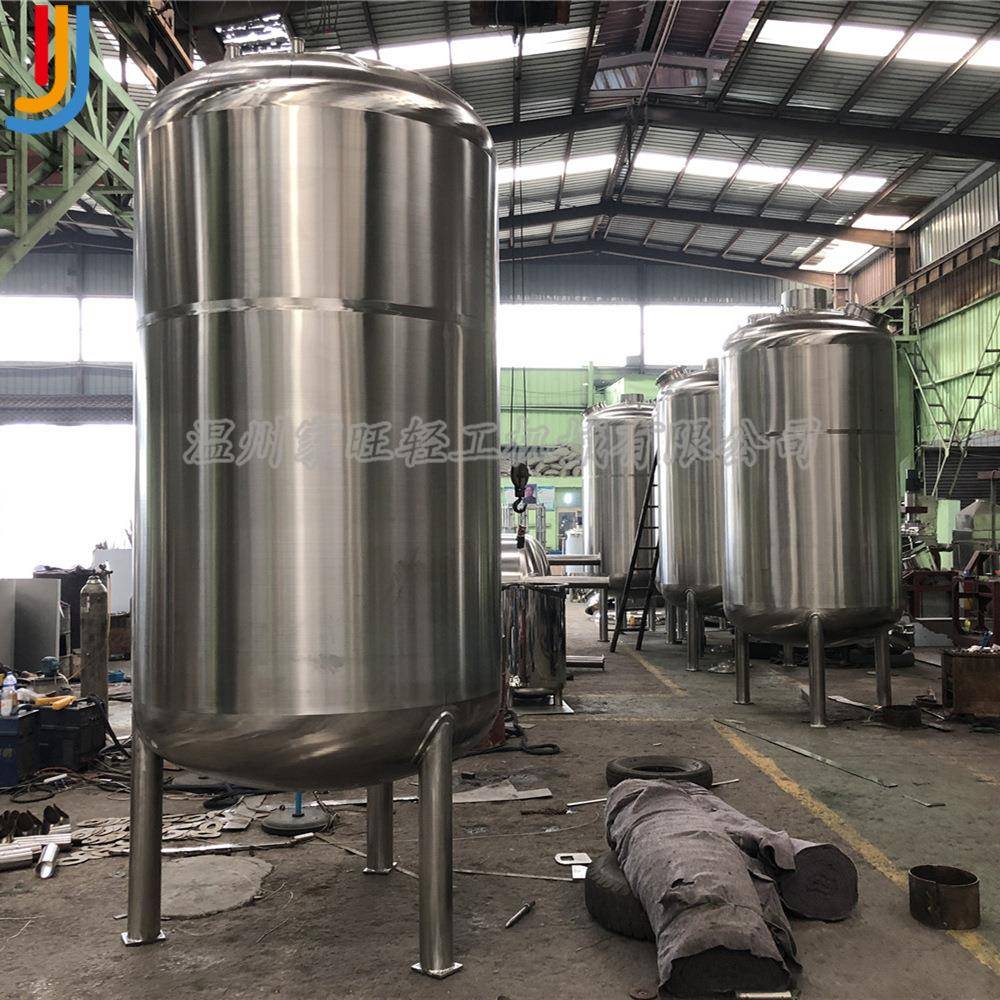 厂家直销大型化工液体不锈钢储罐食品储水罐10吨立式不锈钢储罐