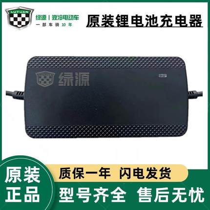绿源电动车原装锂电池充电器电车充电器3A锂电充电器