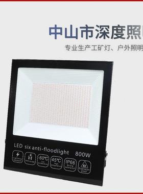 LED投光灯泛光灯IP66跨境宽压110V低压5V-36V户外防水防雷压铸铝