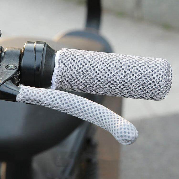 四季通用电动车冰丝手柄套新款防滑吸汗摩托车三轮车手把套厂