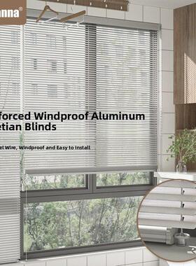 德国Moana抗风百叶窗高强度钢丝绳固定铝合金防风叶片定制