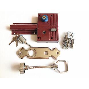 仙阁大门锁农村大门锁 双开 关大门锁双扇门机械齿条锁大街门锁20