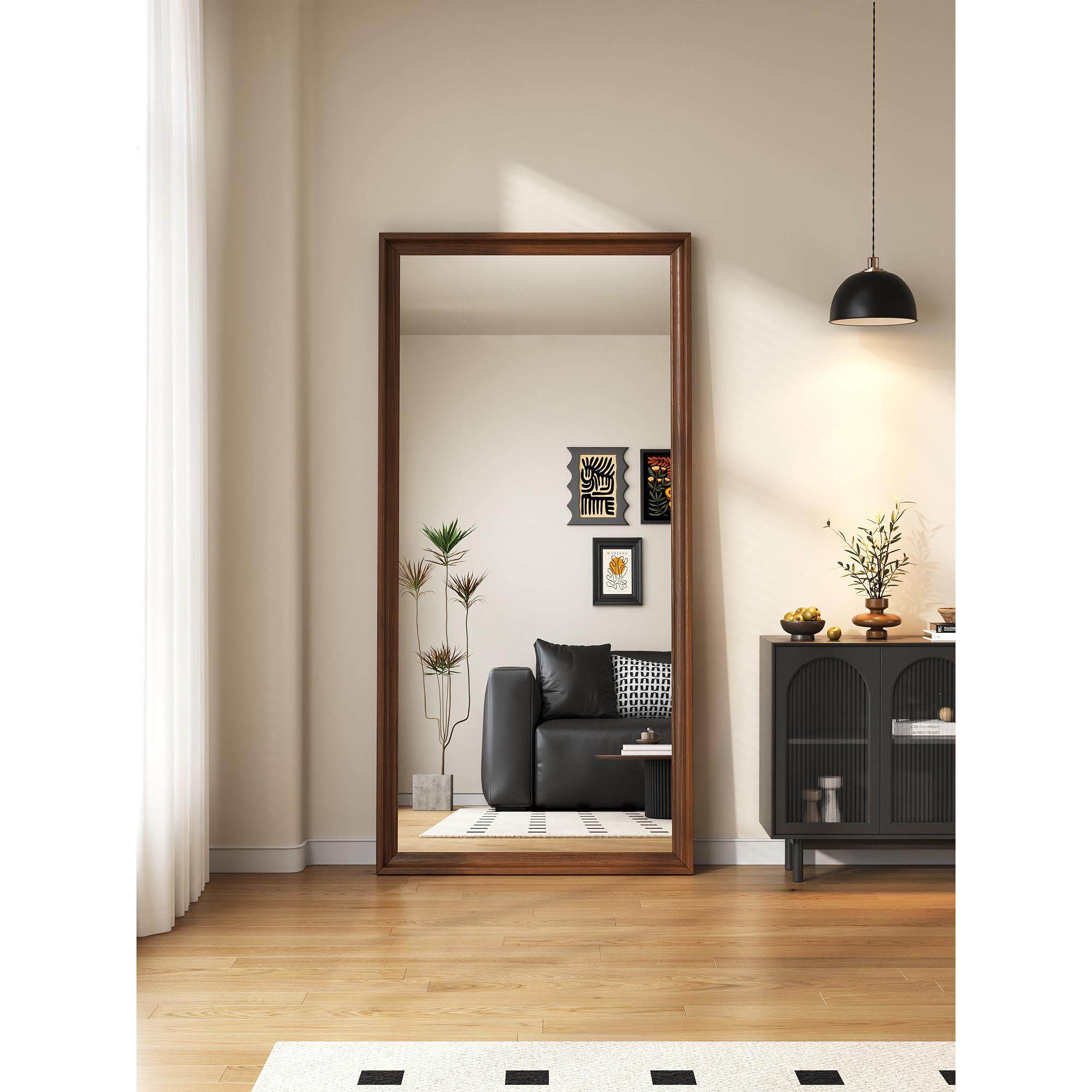 覆古全身镜落地镜家用卧室高级感挂墙穿衣镜网红壁挂式大试衣镜子,住宅家具,穿衣镜,淘宝优惠券,粉丝福利购,淘宝优惠卷