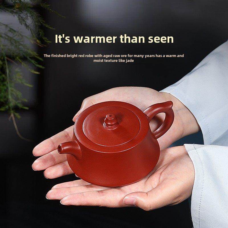 宜兴正宗紫砂壶纯手工名家大红袍柱底茶壶套装家用功夫茶套装,餐饮具,茶壶,淘宝优惠券,粉丝福利购,淘宝优惠卷