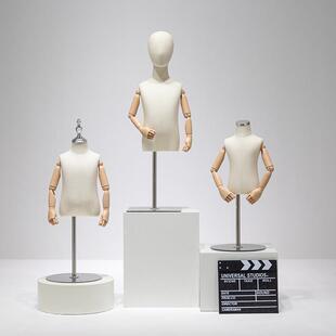 儿童模特半身人偶道具服装店童装人台橱窗婴儿男女小孩台模展示架