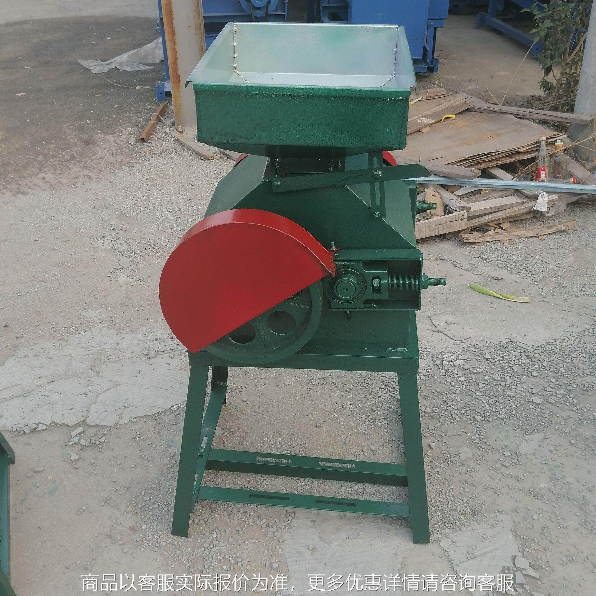 新型食用大豆挤扁机 小功率大产量豆子压扁机 粮食压扁机